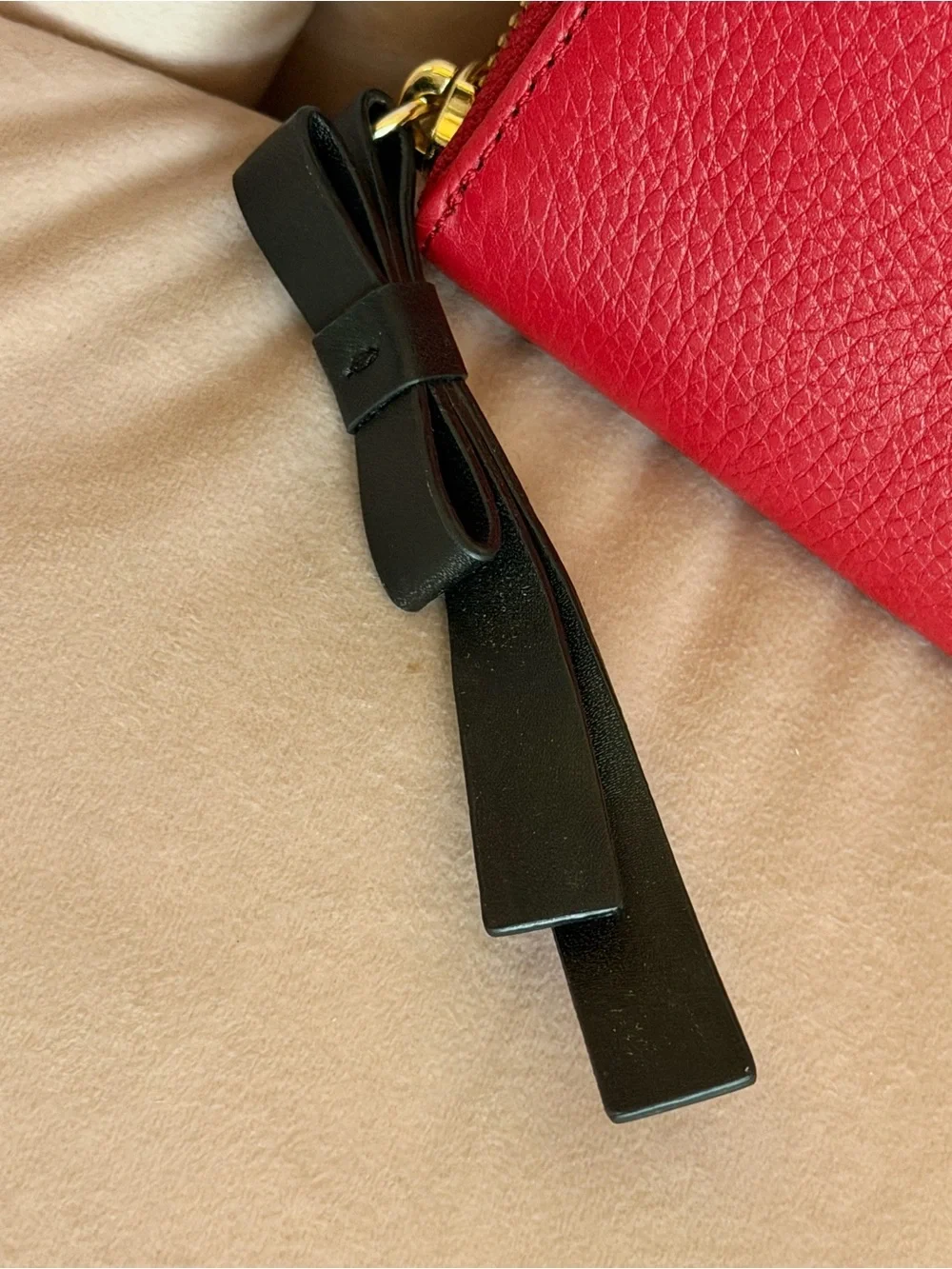 kate spade sleek red